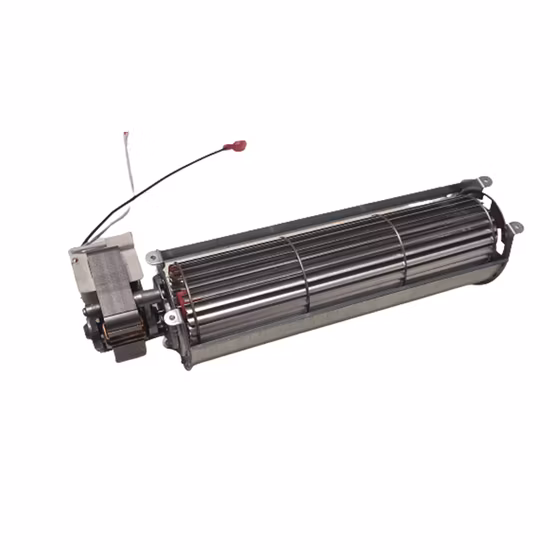 Motor de ventilador de fluxo cruzado AC / DC / Ventilador tangencial para ventilador de ar quente / Ventilador de torre / Máquina de cortina de vento / Purificador de ar / Forno / Aquecimento de piso / Lareira / Esterilizador