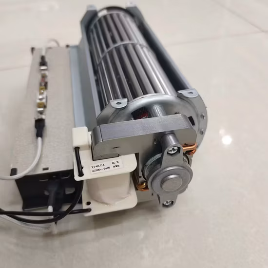 Motor de ventilador de fluxo cruzado AC / DC / Ventilador tangencial para ventilador de ar quente / Ventilador de torre / Máquina de cortina de vento / Purificador de ar / Forno / Aquecimento de piso / Lareira / Esterilizador