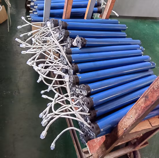 Novo estilo de motor tubular de obturador de rolo com controle remoto sem fio